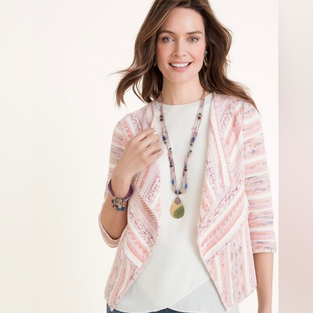 New with tags CHICO’S cardigan jacket drape blazer